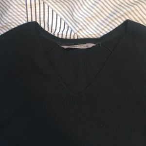 Oversized V neck sweater